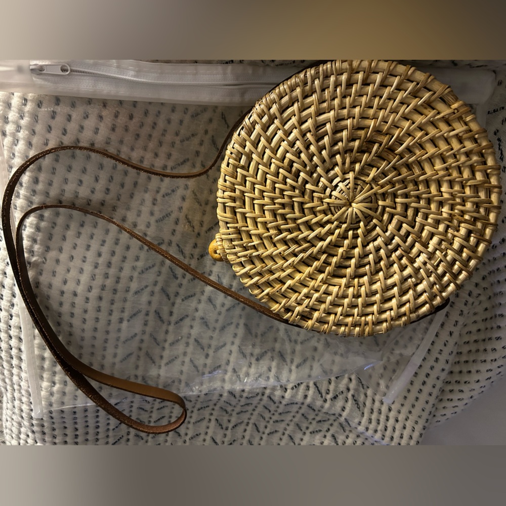 NWOT Zara Wicker Bag